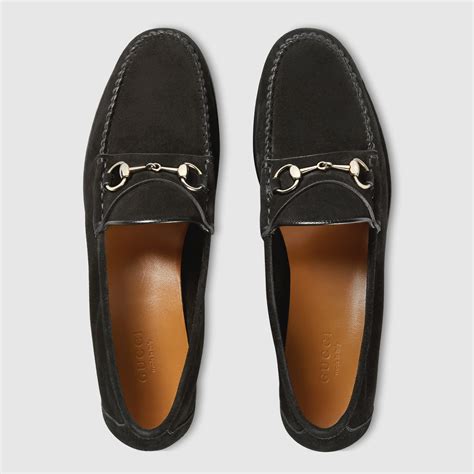 gucci loafers women ssense|gucci suede loafer.